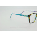 Neon tif blaue Farbe neue Stil Dame Acetat optische Spektakel Mode Rahmen